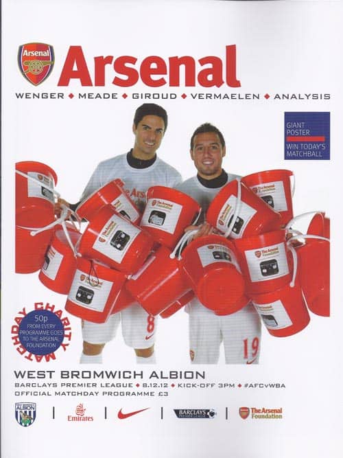 Arsenal FC v West Bromwich Albion FC 